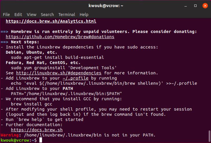 homebrew-linux-windows-install