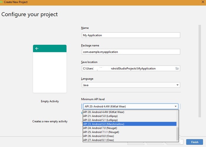 Configuring Android Studio Project