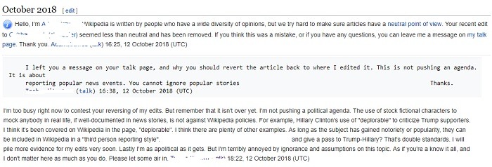 Dispute on Wikipedia Political Topics Dispute on Wikipedia Political Topics