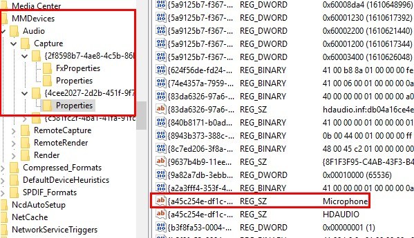 Mic Properties Mic Properties