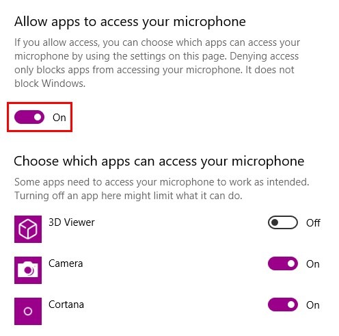 Mic Specific Mic Specific