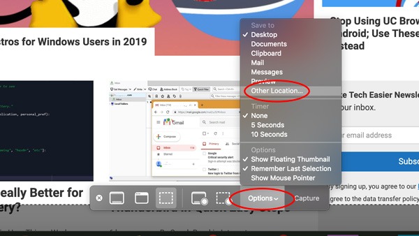 Screenshot Save Location Other Location