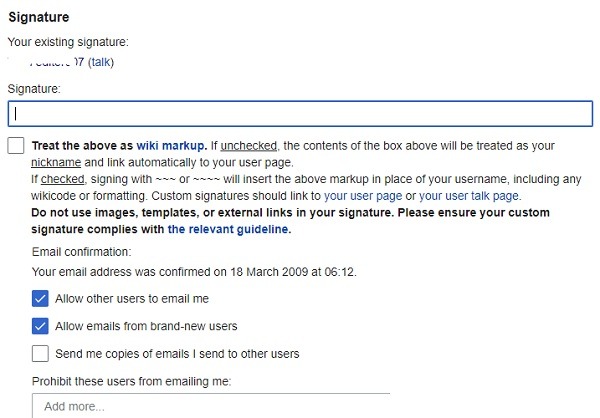 Signature edits Signature edits