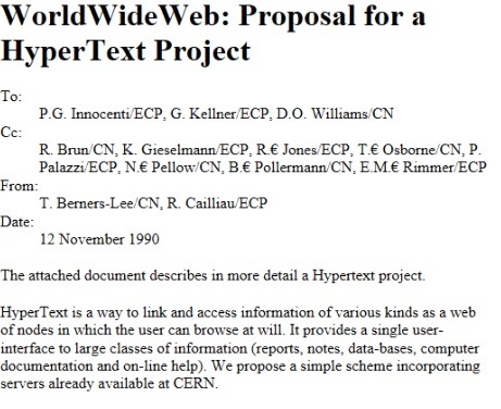 World Wide Web Proposal World Wide Web Proposal