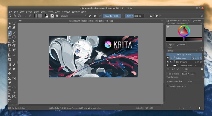best-open-source-software-2019-krita