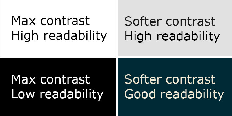 Dark Themes Readability