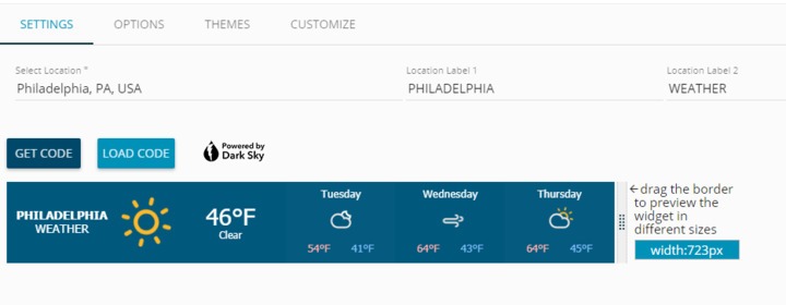 Weather Widgets Weatherwidget.io 