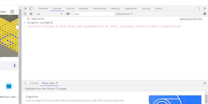 Chrome on Windows Agent String