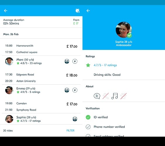 Blablacar Screenshots