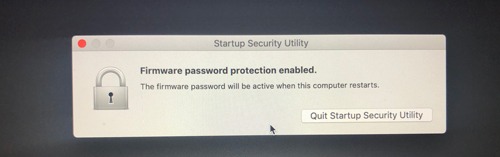 Firmware Password Mac On