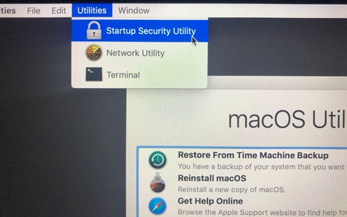 Firmware Password Mac Startup Utility