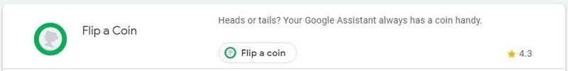 Google Assistant Productivity Flip A Coin