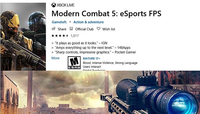 Modern Combat 5 Esports Fps Microsoft Store Modern Combat 5 Esports Fps Microsoft Store