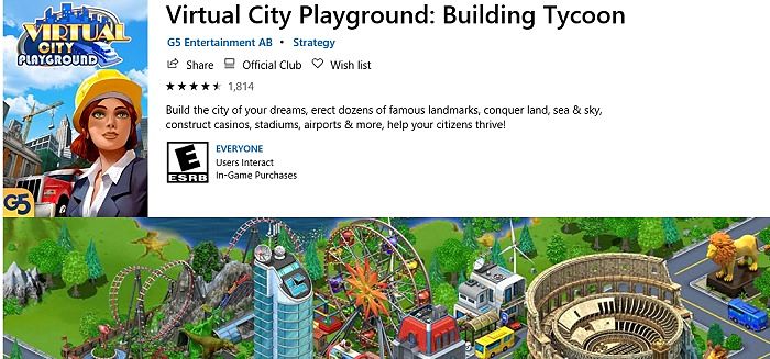 Virtual City Playground Building Tycoon Microsoft Store Virtual City Playground Building Tycoon Microsoft Store