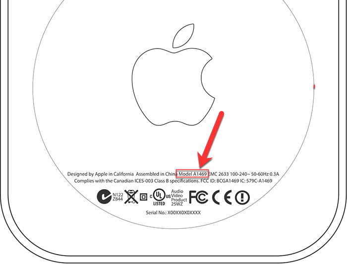 Appletv Model Number Location