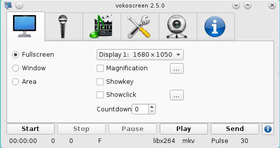 Best Screen Recorders Ubuntu Vokoscreen