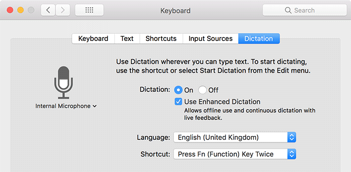 Hey Siri Old Macs Enable Dictation