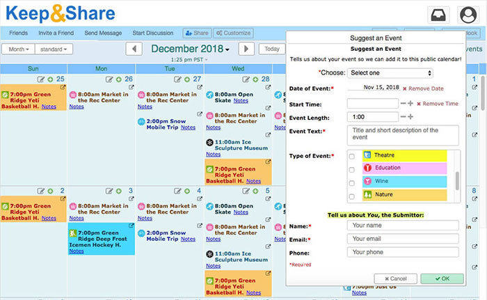 Keepandshare Google Calendar Alternatives 1