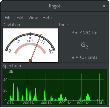 Linux Apps For Guitarists Lingot