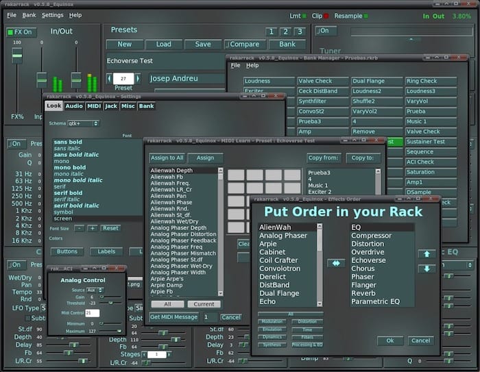 Linux Apps For Guitarists Rakarrack