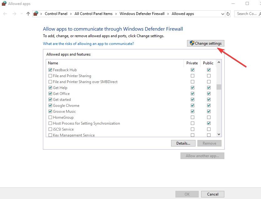 Remotely Shutdown Restart Windows10 Pc Allow App Windows Firewall Change Settings