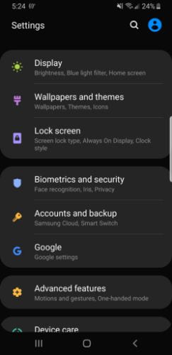 Sensorvault Google Settings