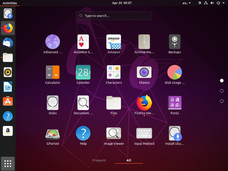 Ubuntu 19 04 Gnome