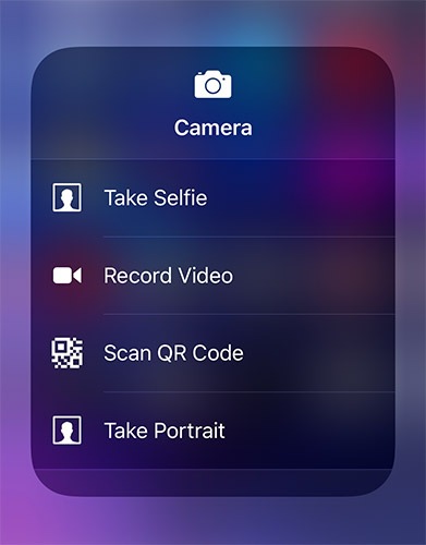 Useful Control Center Widgets Camera