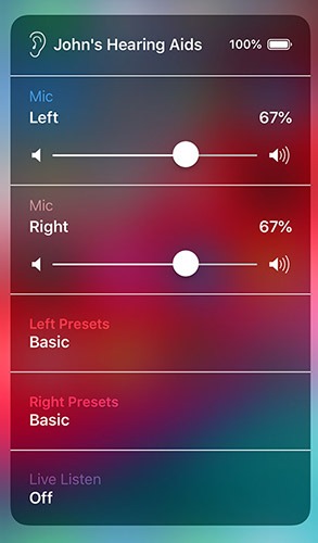 Useful Control Center Widgets Live Listen Crop