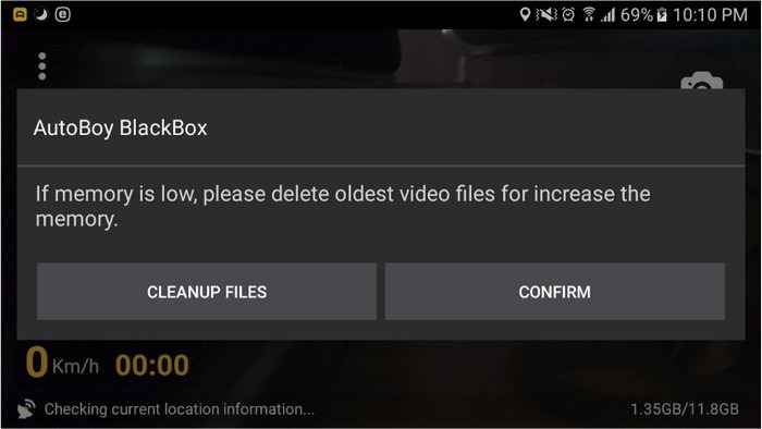 Cam Storage Cam Storage