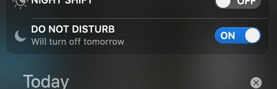 Do Not Disturb Mac Will Turn Off Tomorrow