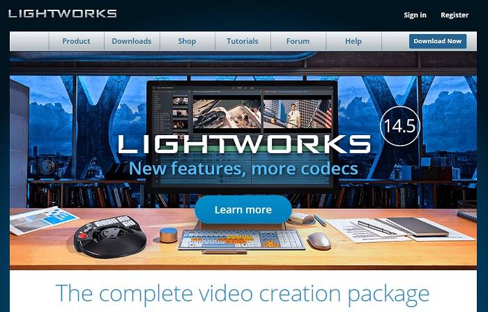 Lightworks Homepageii