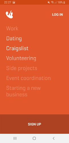 Virtual Sim Burner App Signup