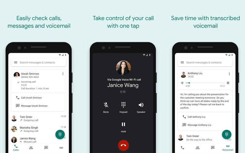 Virtual Sim Google Voice Splash Images