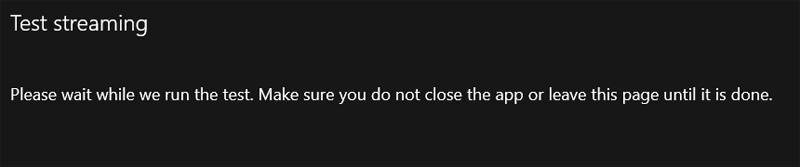 Xbox Windows App Streaming Performance Test