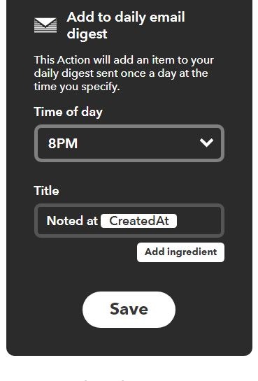 Daily Digest Google Assistant Email Time
