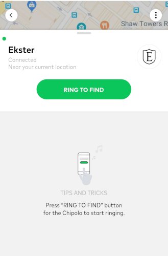 Ekster Chipolo Ring To Find