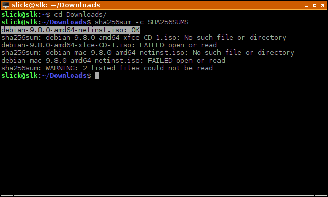 Gpg Verify Signatures Sha256sum
