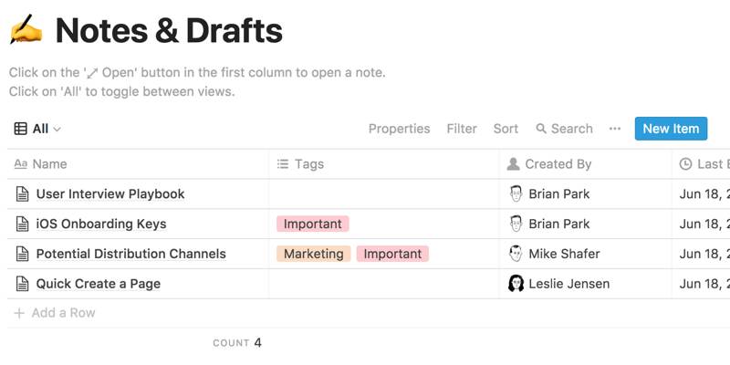 Introdocution To Notion Notes