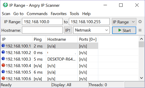 Network Scanning Angry Ip