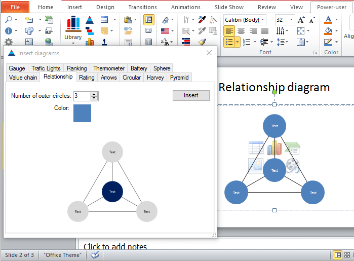 Poweruser Circular Diagrams