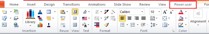 Poweruser Powerpoint Tab
