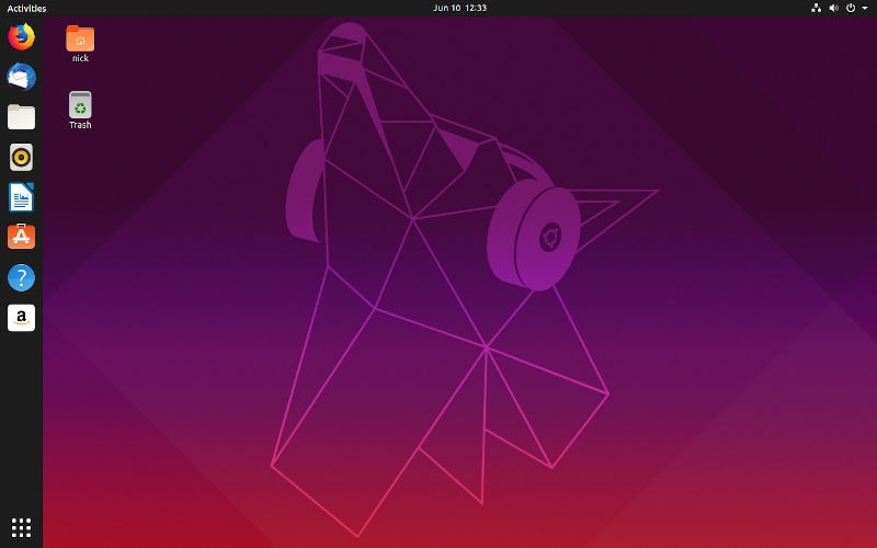 Ubuntu Disco Desktop