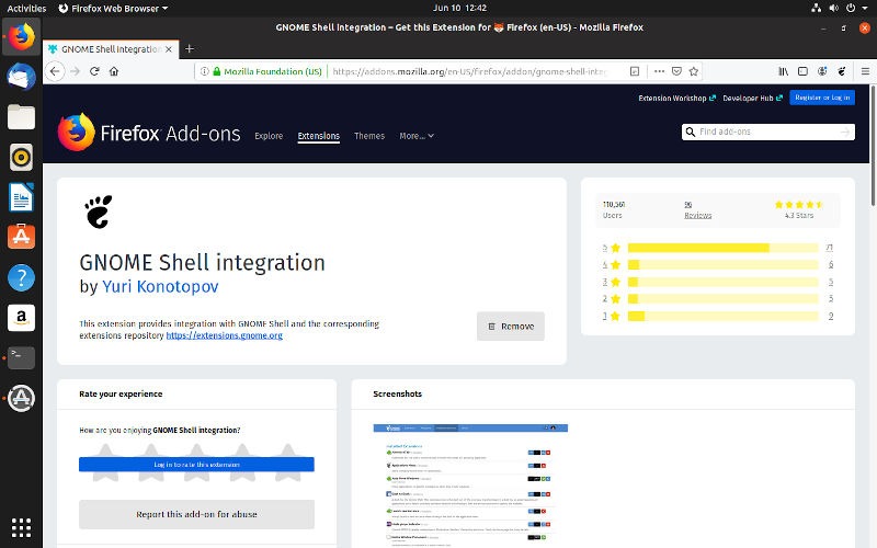 Ubuntu Firefox Gnome Integration Ubuntu Firefox Gnome Integration