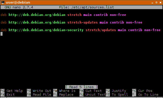 Upgrade Debian Sources List Example Upgrade Debian Sources List Example