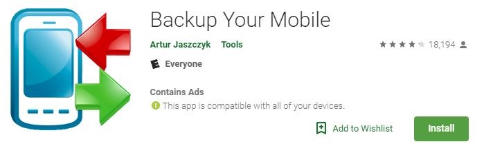 Android Backup Apps Backup Your Mobile