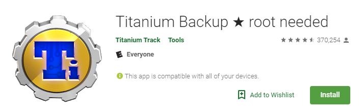 Android Backup Apps Titanium