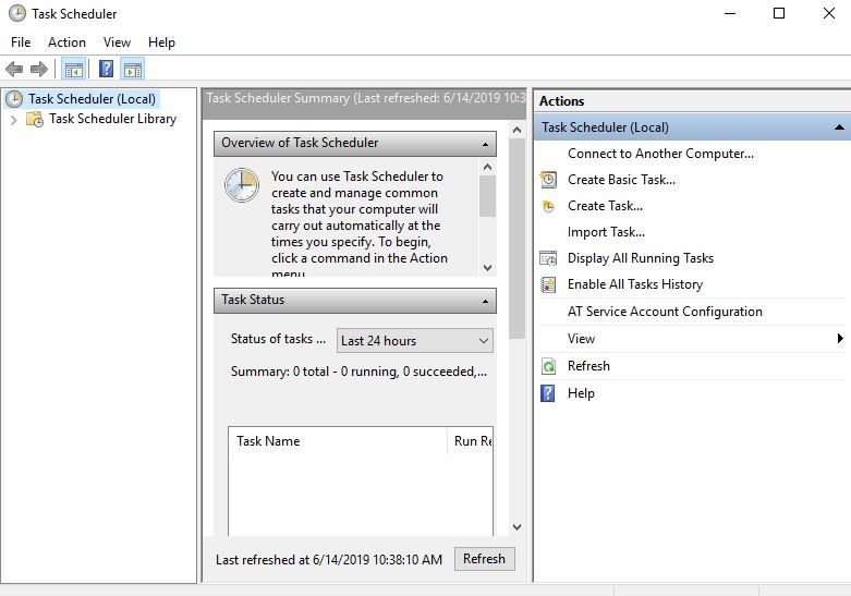 Auto Restore Point Windows Task Scheduler Auto Restore Point Windows Task Scheduler