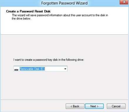 Create Password Reset Disk Usb Drive