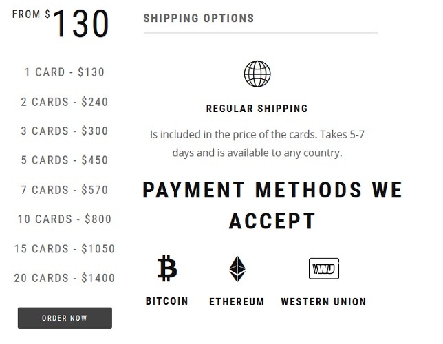 Credit Cards Steep Discounts Dark Web